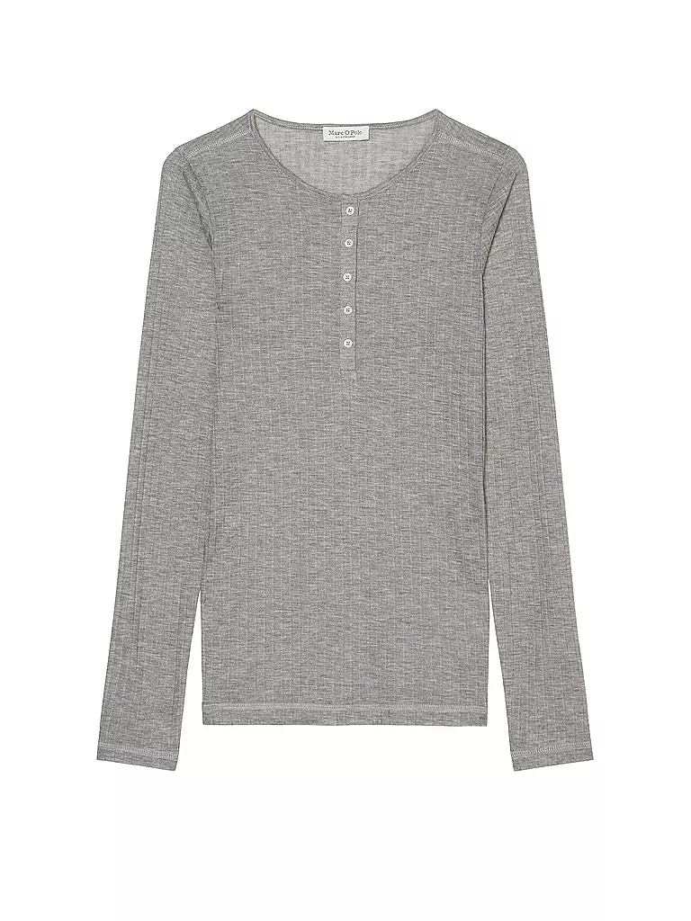 MARC O'POLO Langarmshirt grau