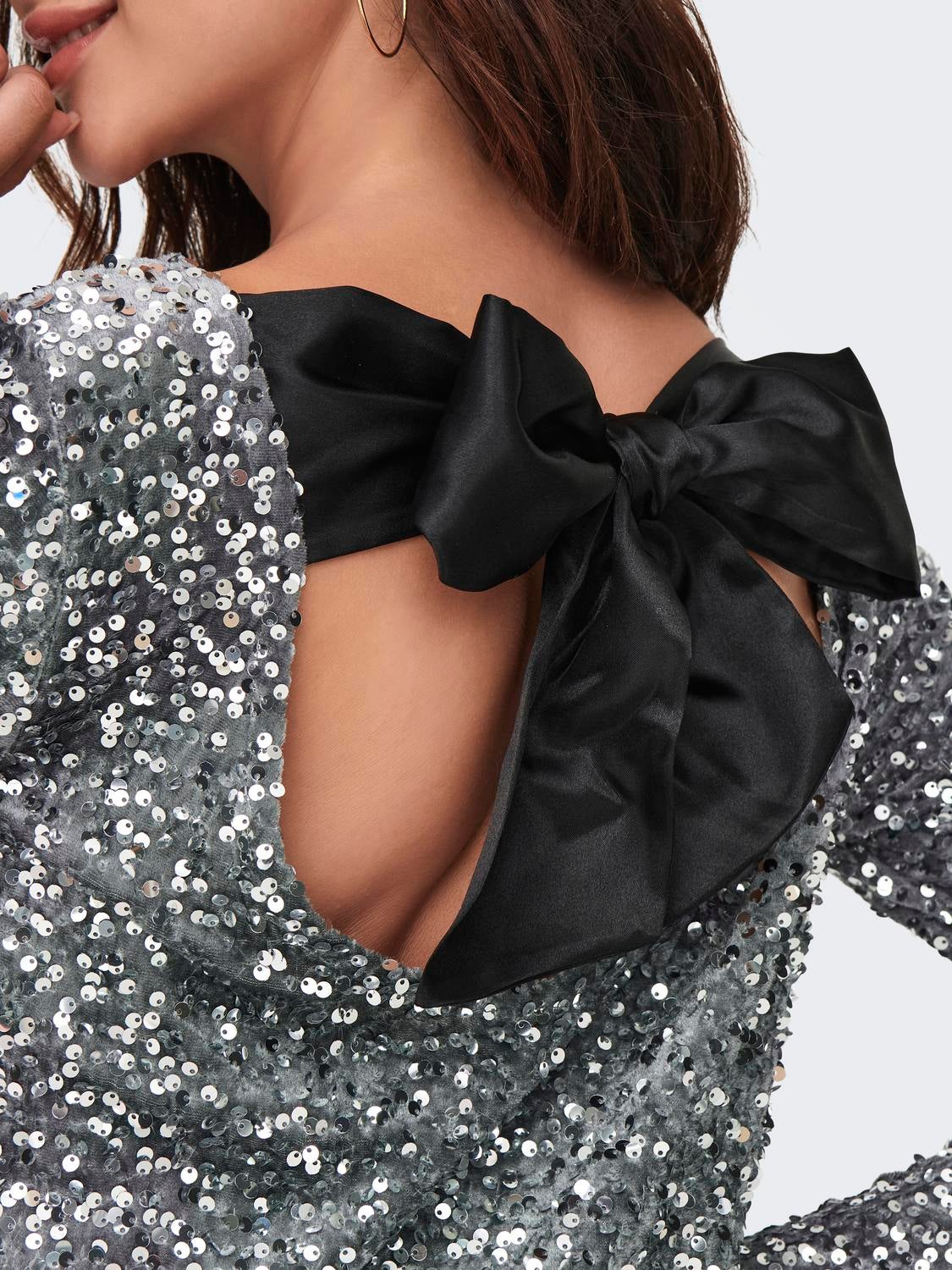 JDYSARA Kurzes Kleid Silver