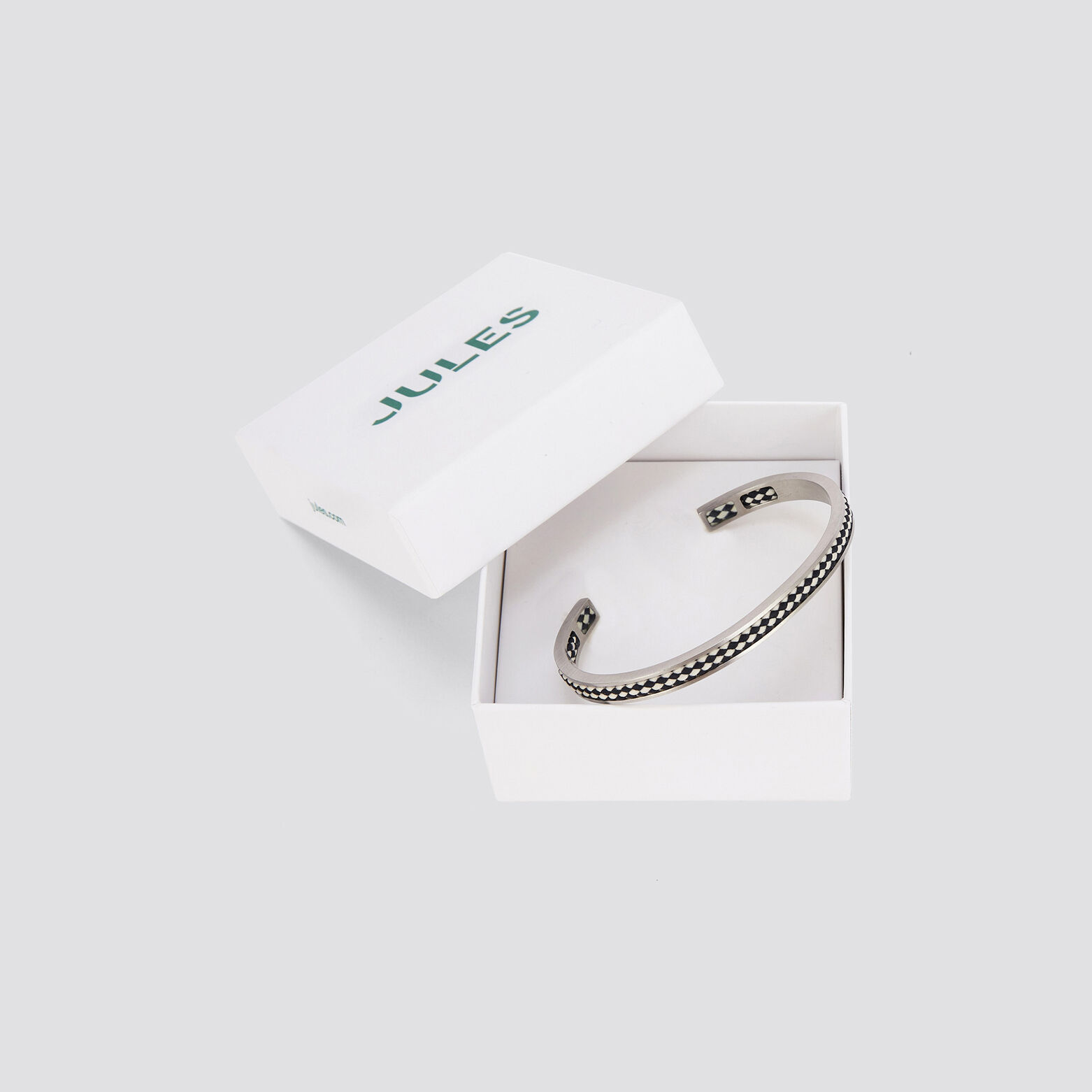 Bracelet Jonc Gris moyen