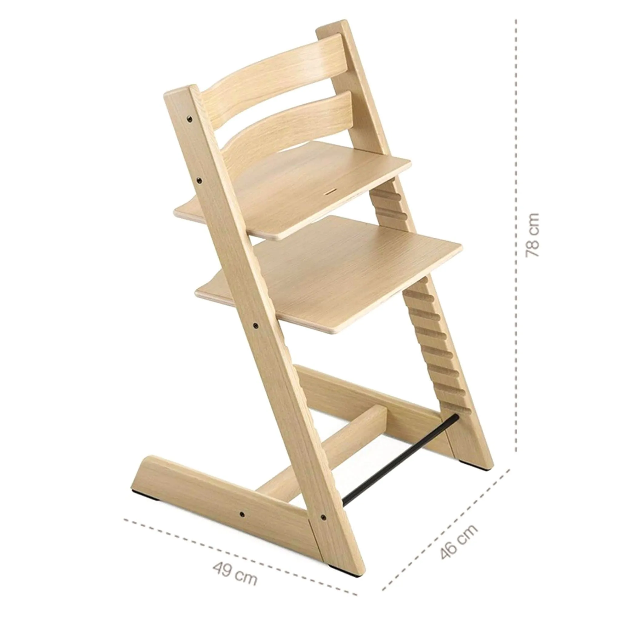 Stokke Chaise Haute Tripp Trapp® + Tripp Trapp® Baby Set - Hazy Gris
