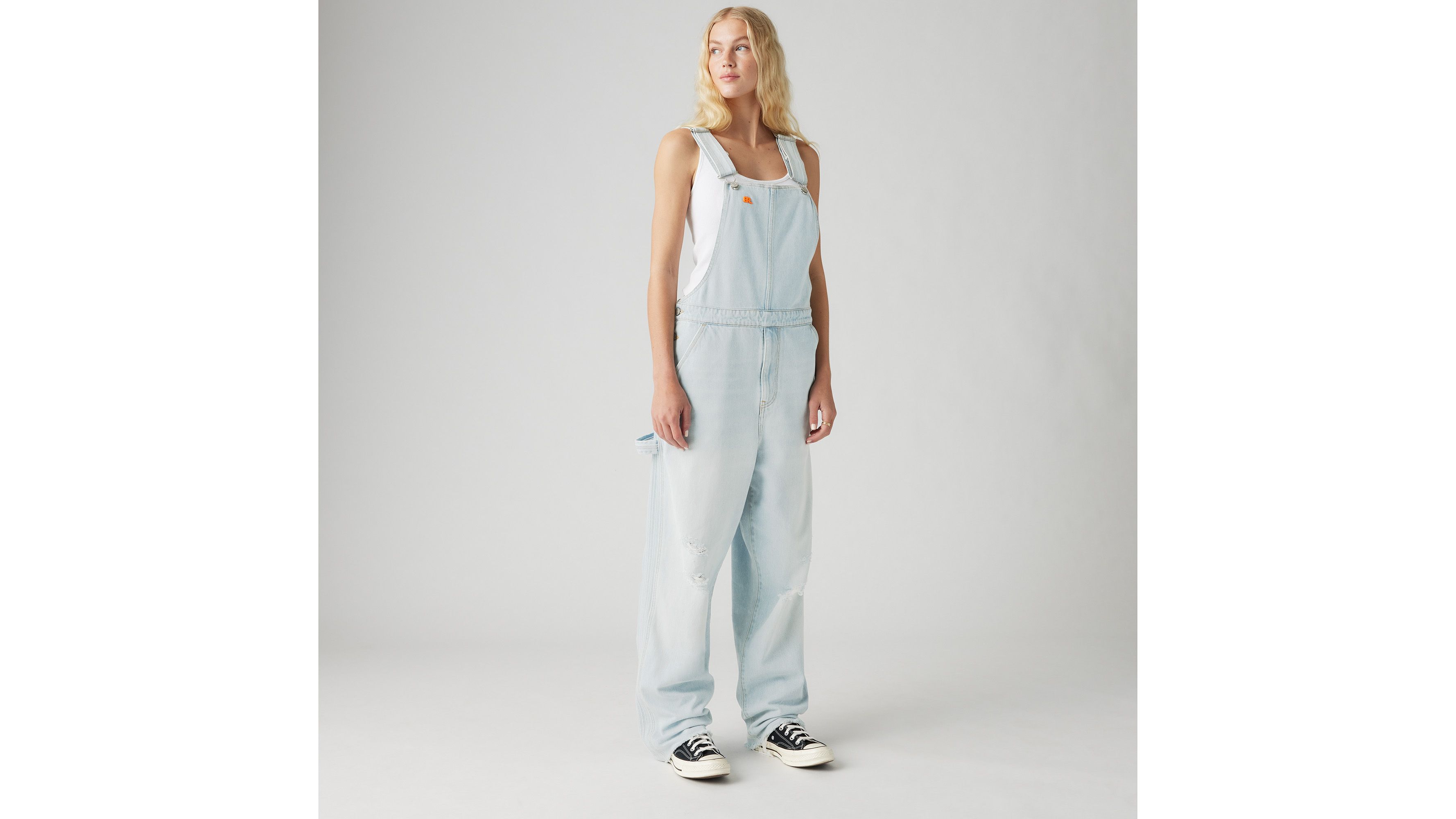 Levi's® x ERL Salopette Denim - Light Indigo - Bleu