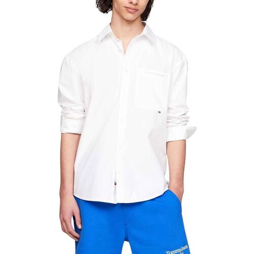 Tommy Jeans - TJM RLX CLASSIC SHIRT EXT Blanco