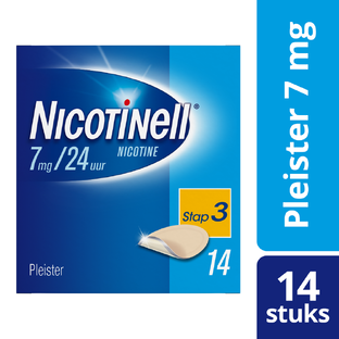 Nicotinell Pleisters Combi voor matige/ lichte roker - 14 mg   7 mg - 2 Stuks
