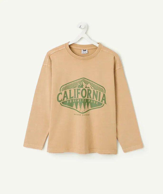 TAPE A L'OEIL<br>Camiseta de manga comprida com estampa na frente