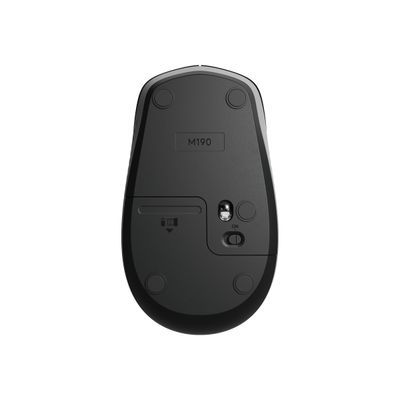 Logitech M190 - souris sans fil - gris clair