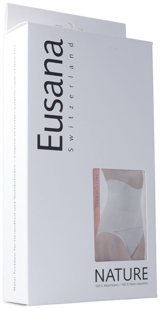 Eusana Nierenwärmer anatomisch<br>1 Stück, M, ivoire 100% Seide