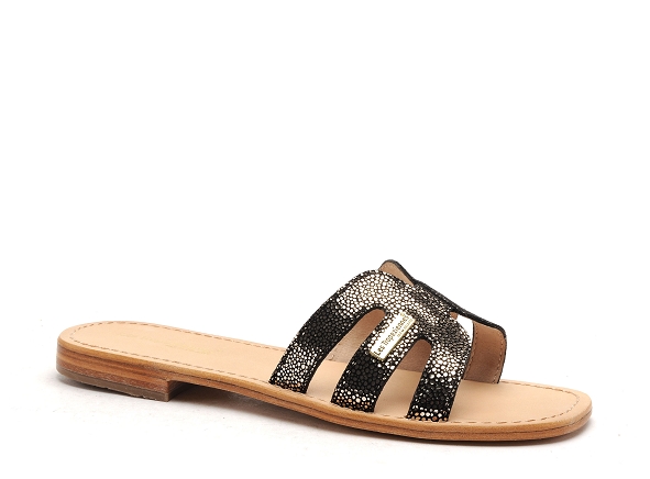 Les tropeziennes nu pieds plats femme hadamia f noir
