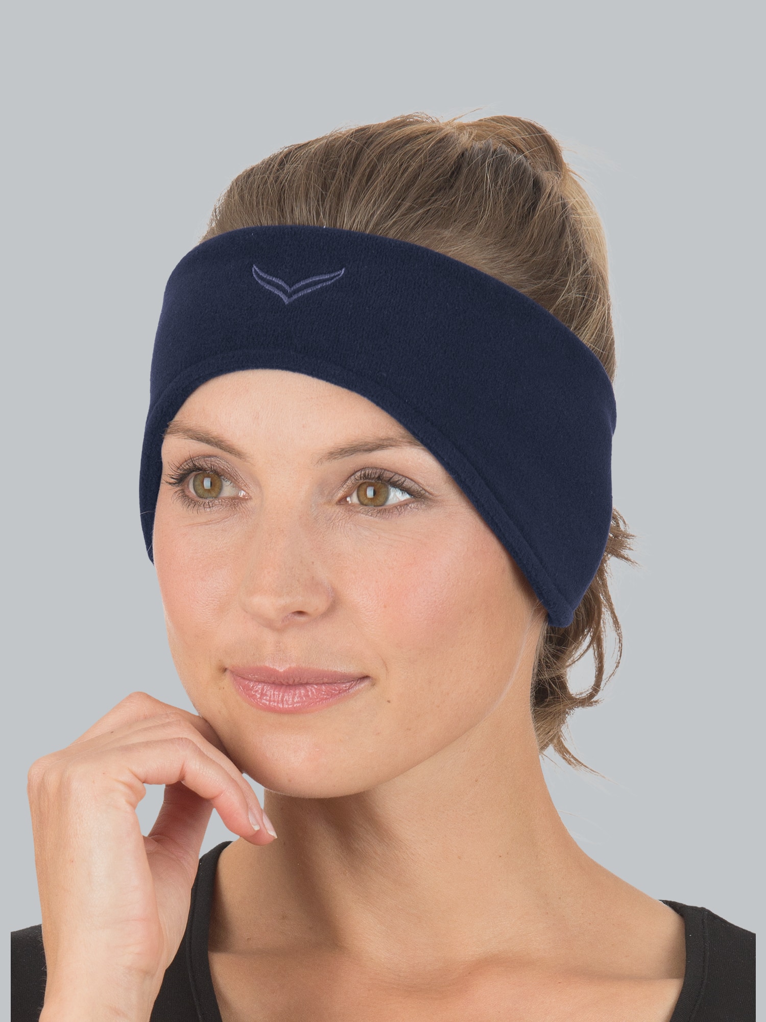 Fleecestirnband Navy