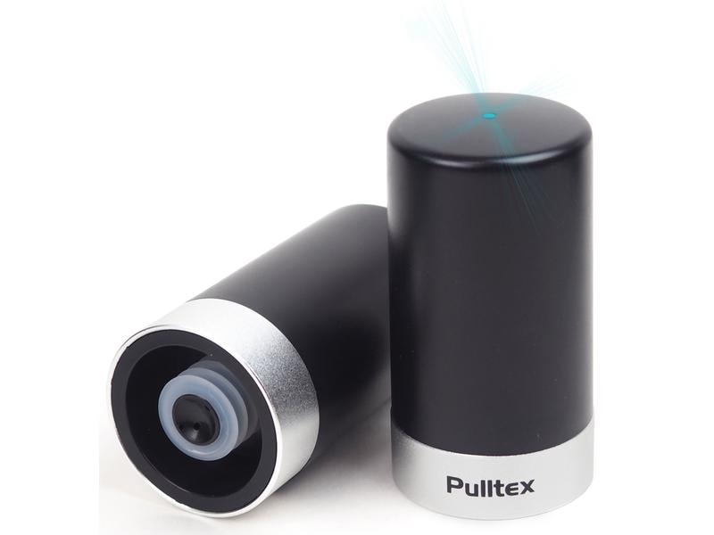 Pulltex Weinflaschenverschluss VACUUM WINE SAVER Schwarz Weinverschluss