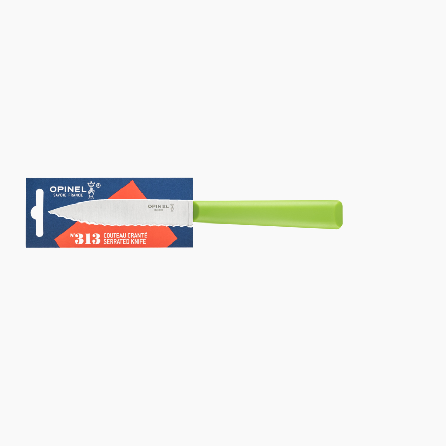 Couteau Cranté N°313 Essentiels + Vert