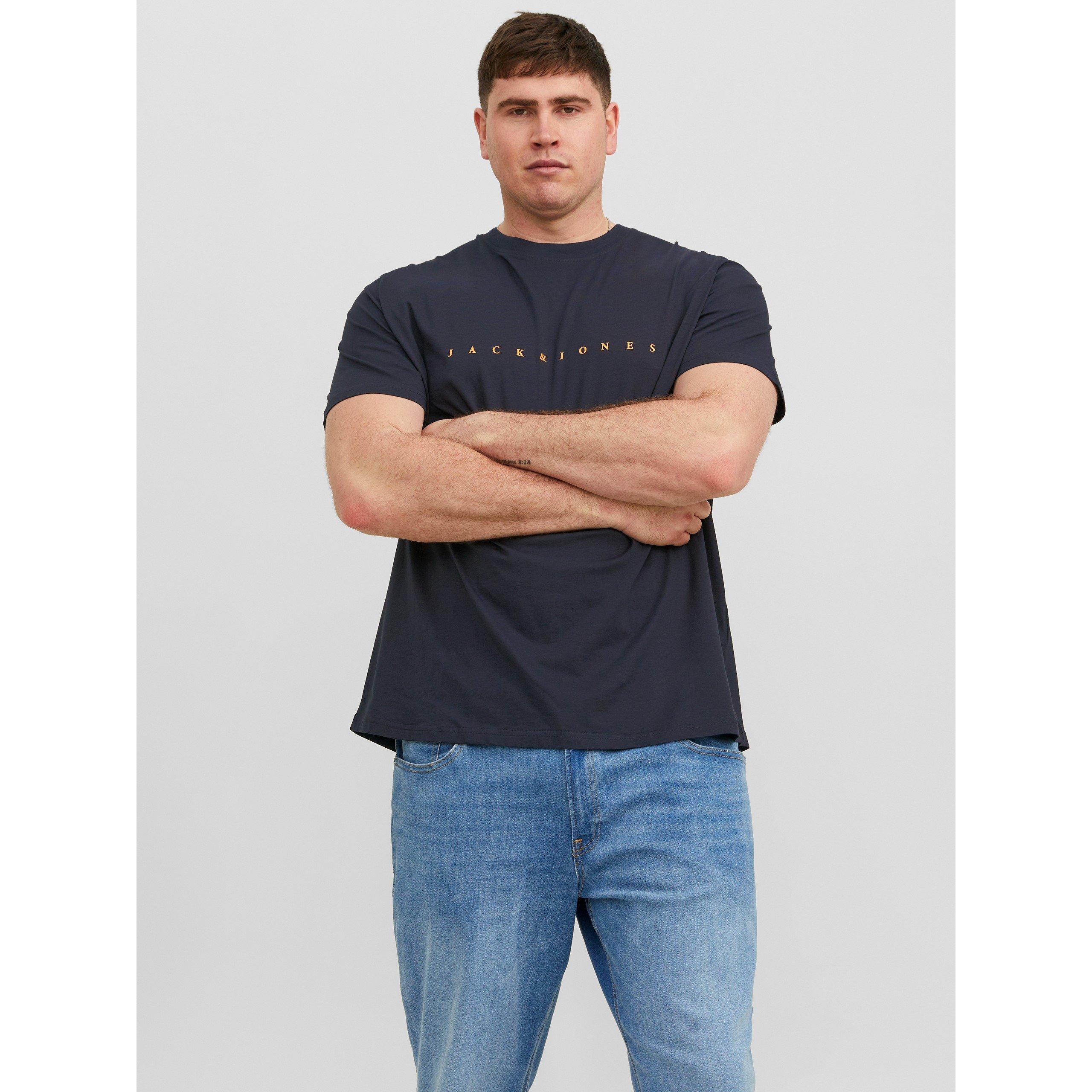 Jack and Jones Jack Star T Shirt Mens Plus Size