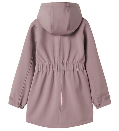 Name It Softshelljacke m. Fleece - NkfAlfa08 - Elderberry