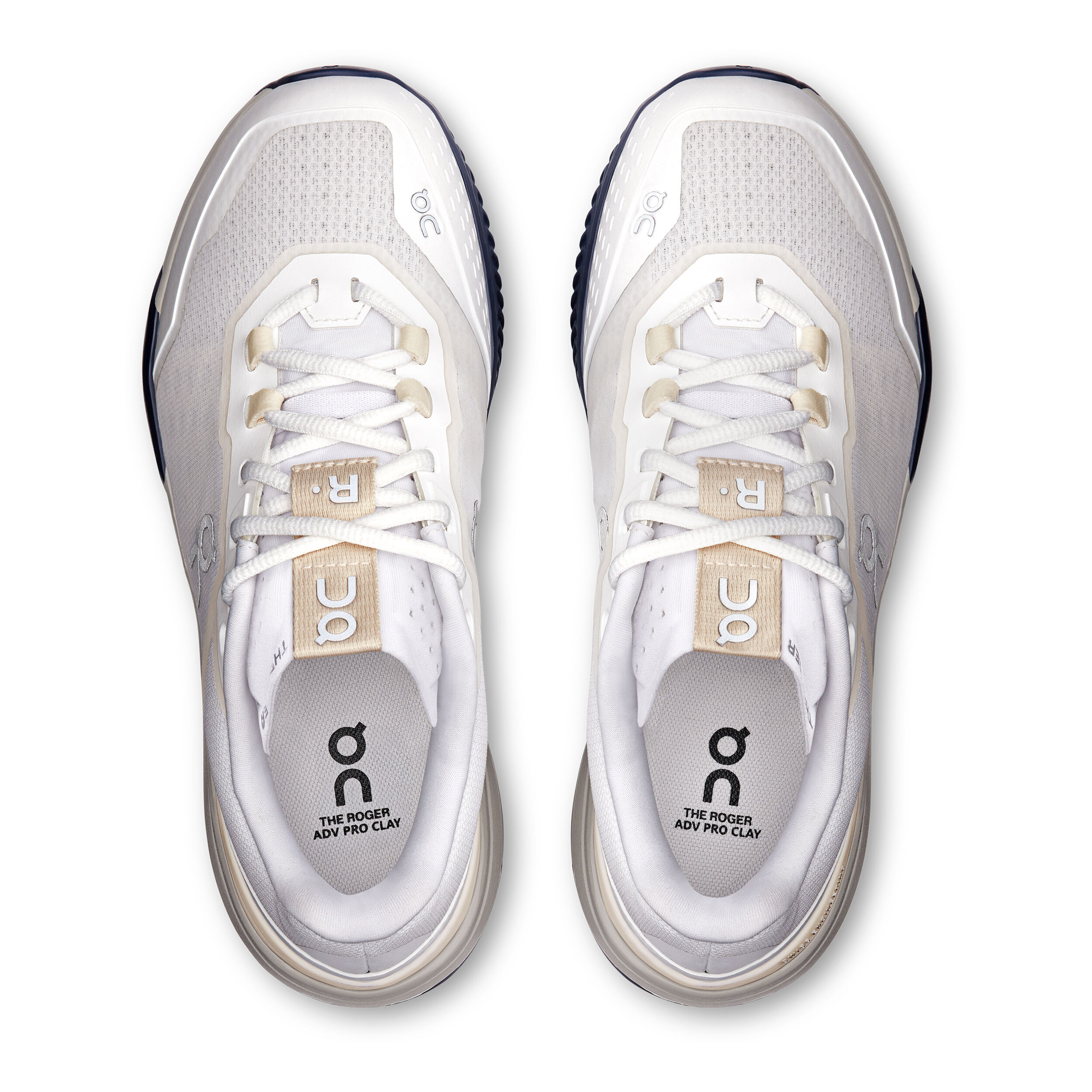 On The Roger Advantage Pro Chaussure Terre Battue Femmes - Blanc , Crème