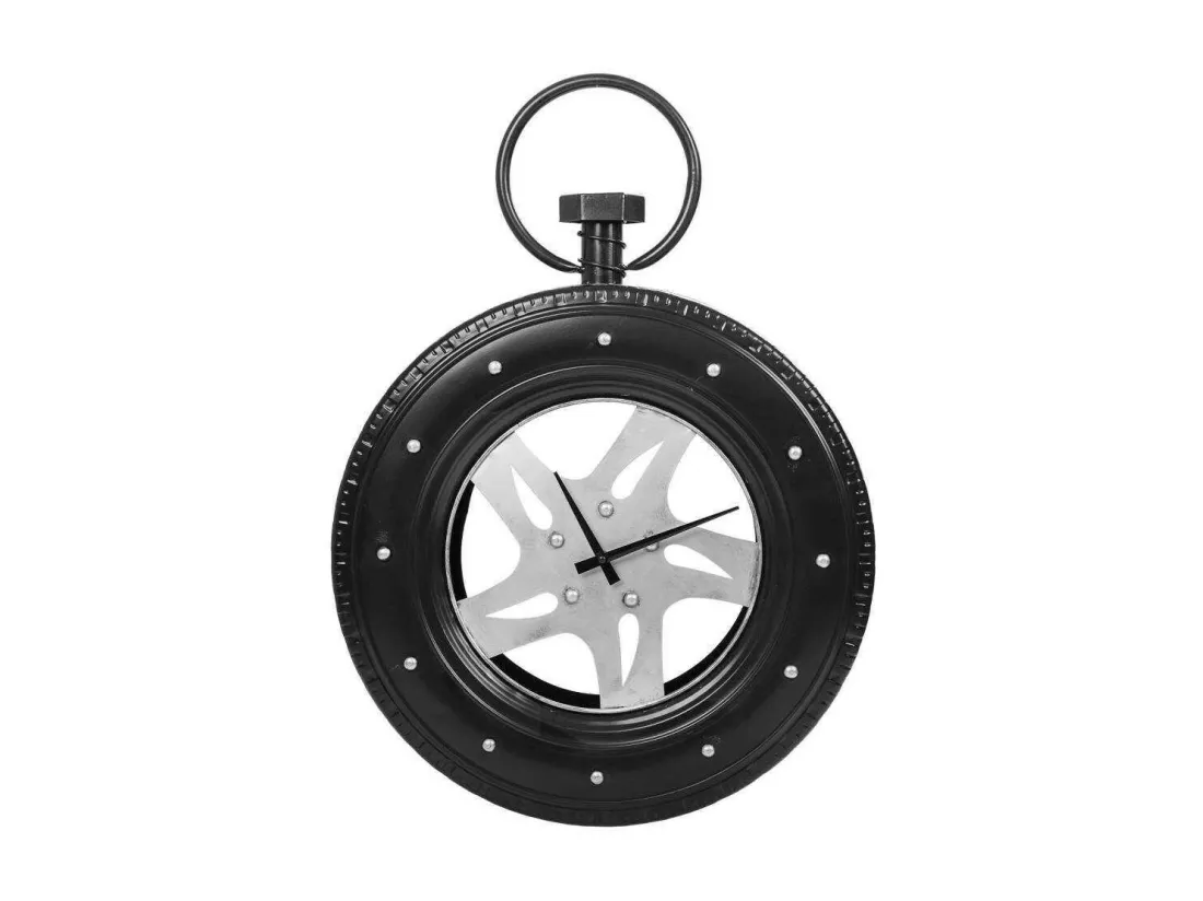 Horloge murale noire 51x14,5x72h