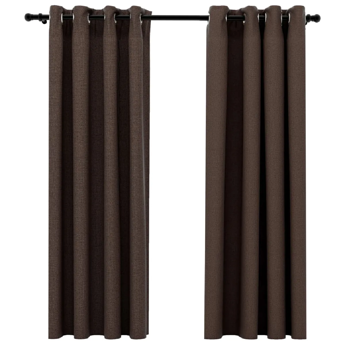 vidaXL Lin Taupe - 140 x 175 cm