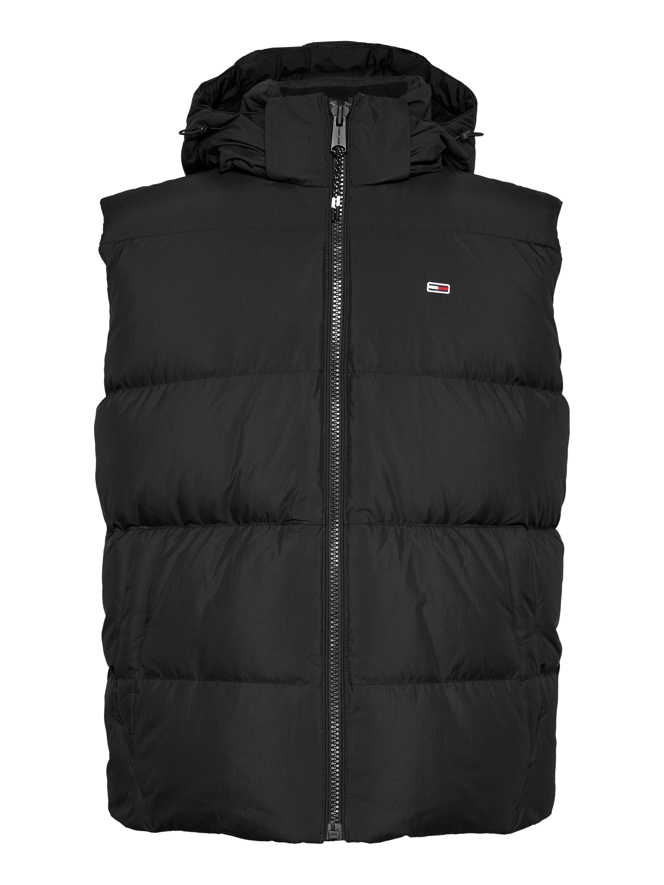 Tommy Jeans Steppweste »TJM ESSENTIAL DOWN VEST EXT« abnehmbare Kapuze mit Kordelzug
