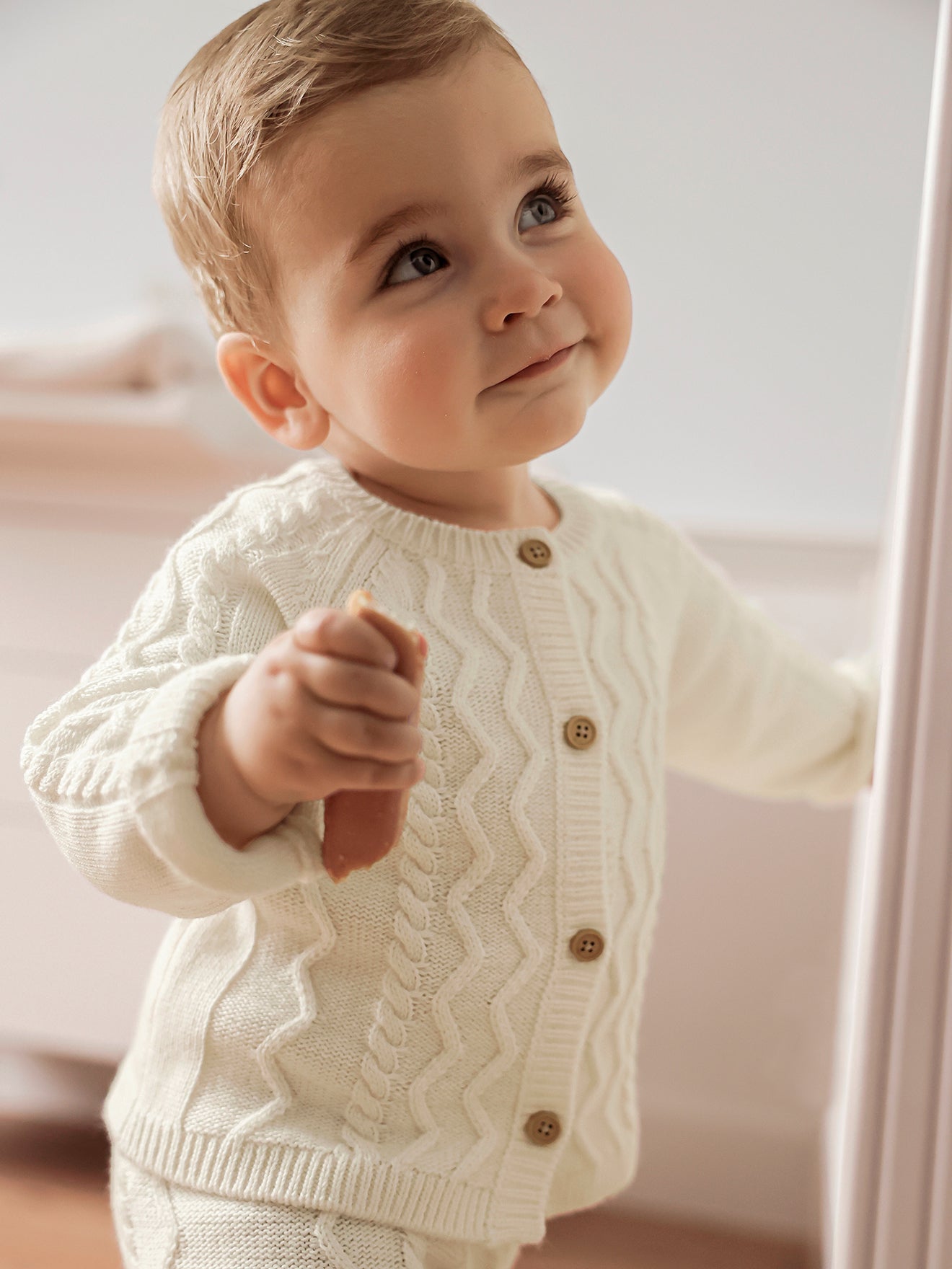 Cardigan Bébé en laine et cachemire
