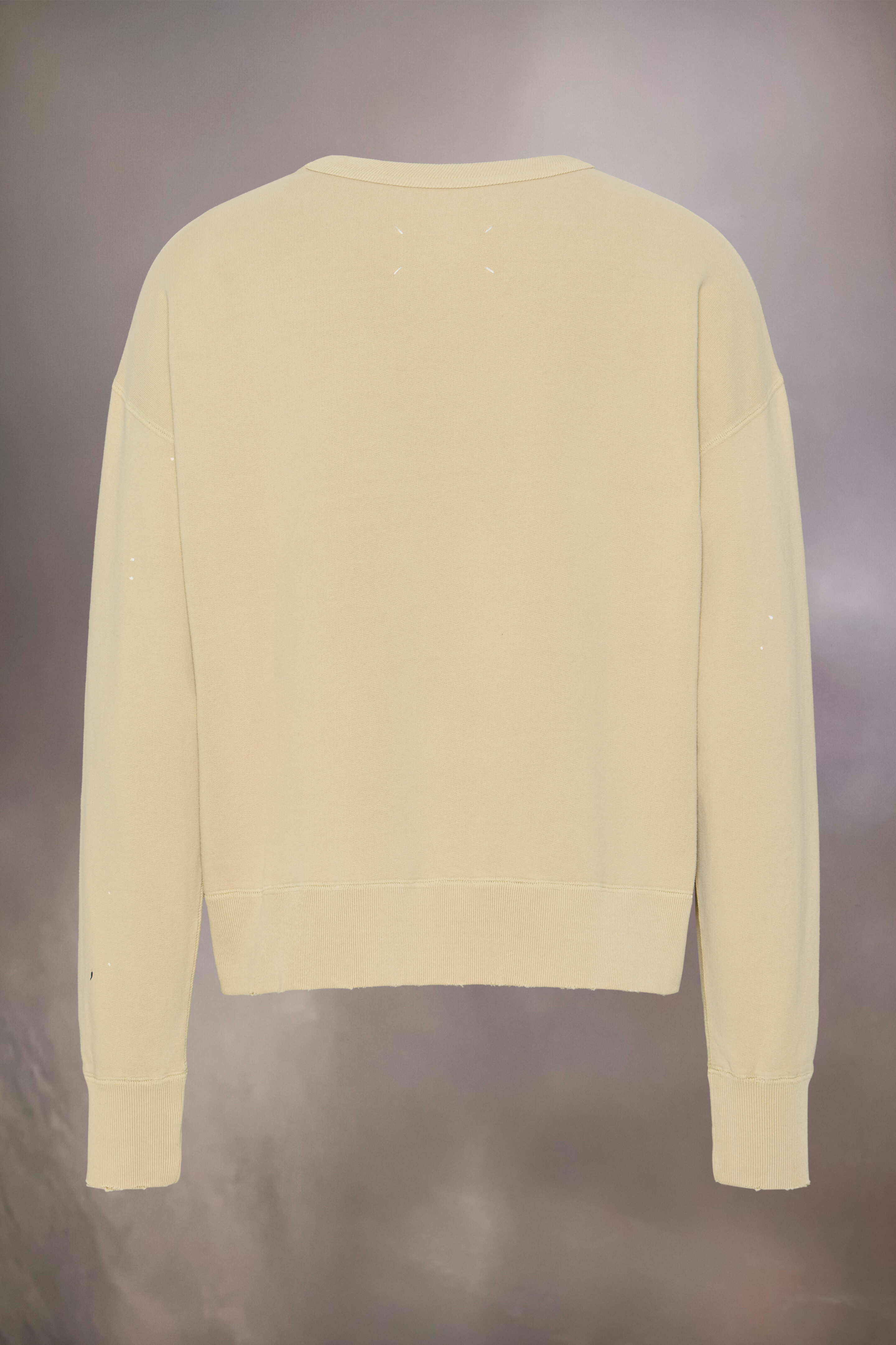 Sweat à logo graffiti Rose beige
