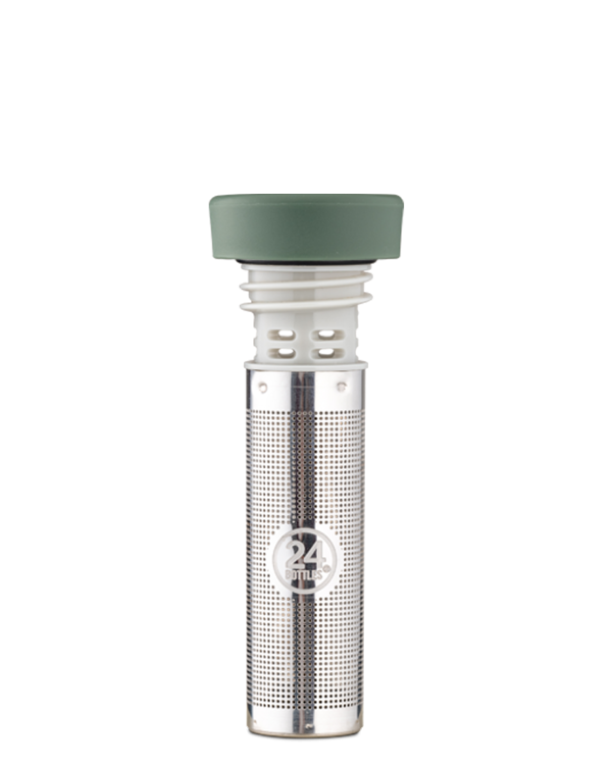 24 Bottles Infuser-Deckel Trinkflasche  Light Green