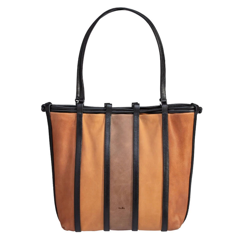 Ricefield Shopper Vintage Cognac-Camel-Taupe