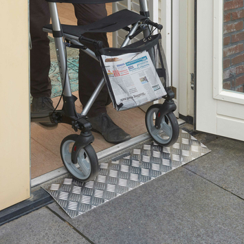 Secucare drempelhulp basic 3 cm aluminium