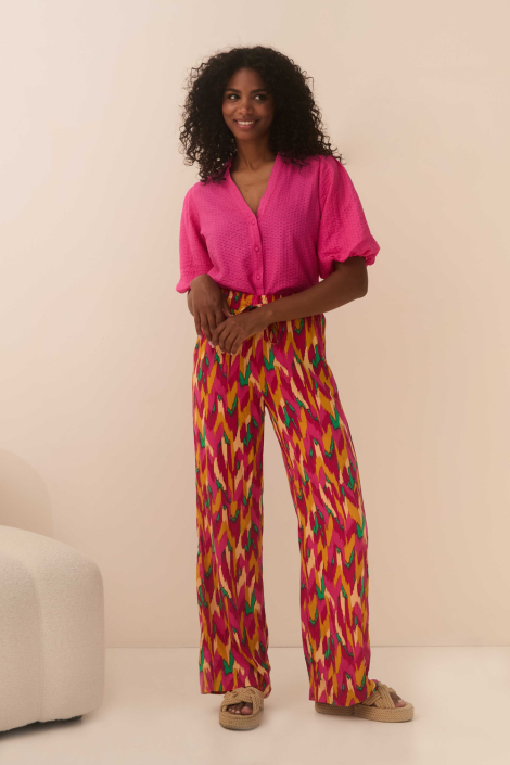 Lofty Manner roze dames blouse