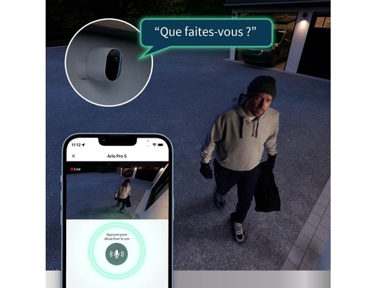 ARLO - Caméra de surveillance Arlo 4 - Pack 4 caméras PRO5 Blanc VMC4460P-100EUS
