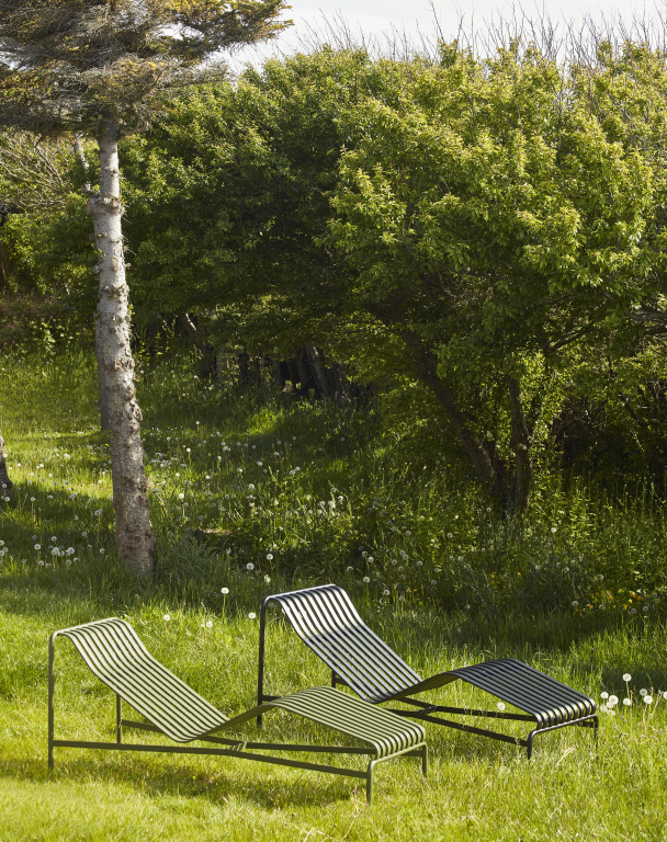Hay Palissade Chaise Longue ligbed Anthracite