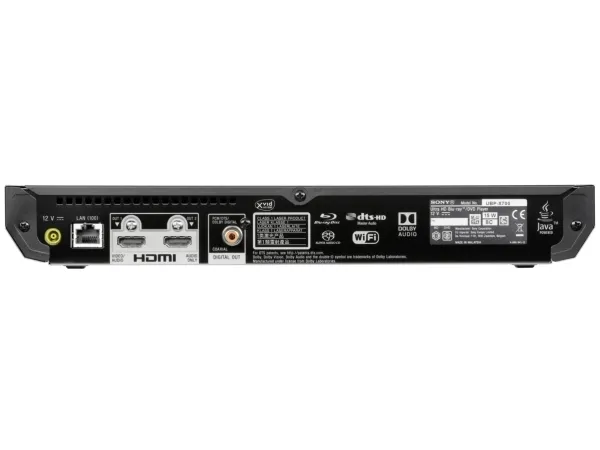 Sony UBP-X700 - 3D Blu-ray-skivespiller - Eksklusiv - Ethernet, Wi-Fi - sort