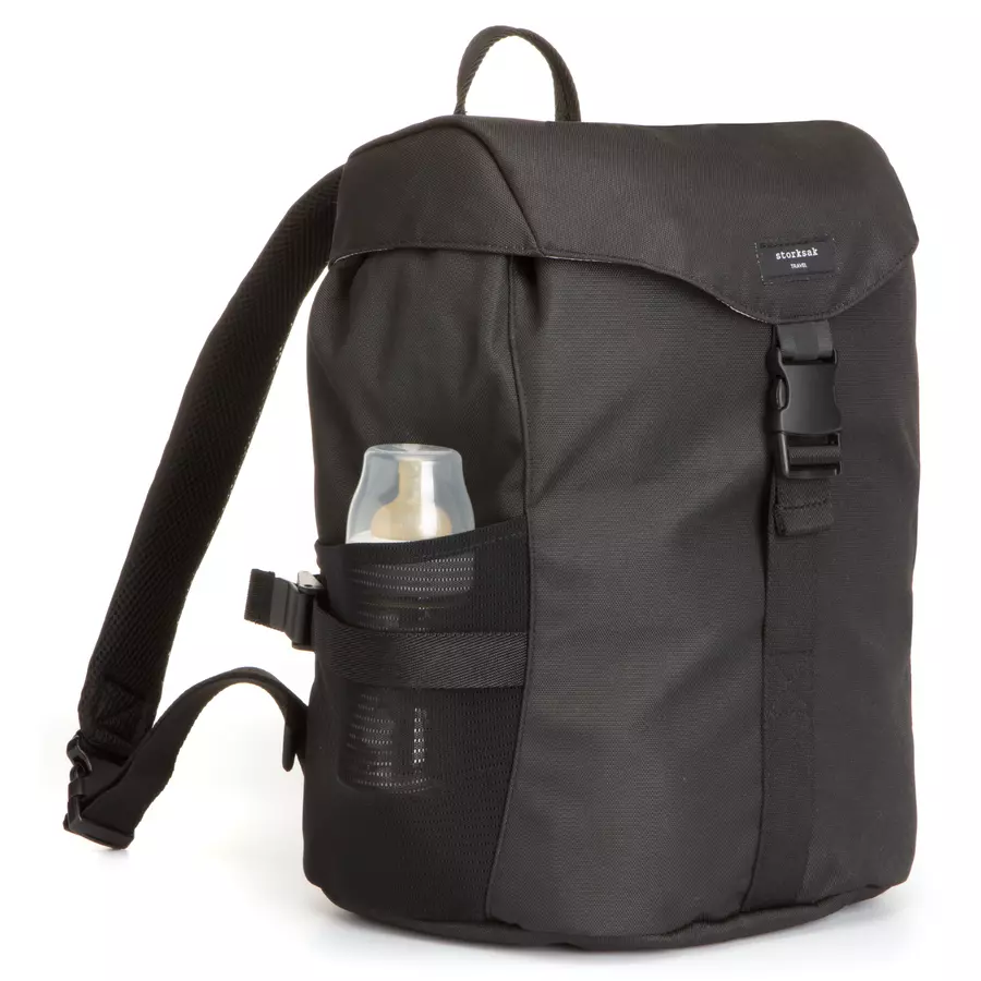 storksak Wickelucksack ECO Black