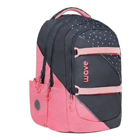 Belmil Schulrucksack Wave Prime Dots Pinky