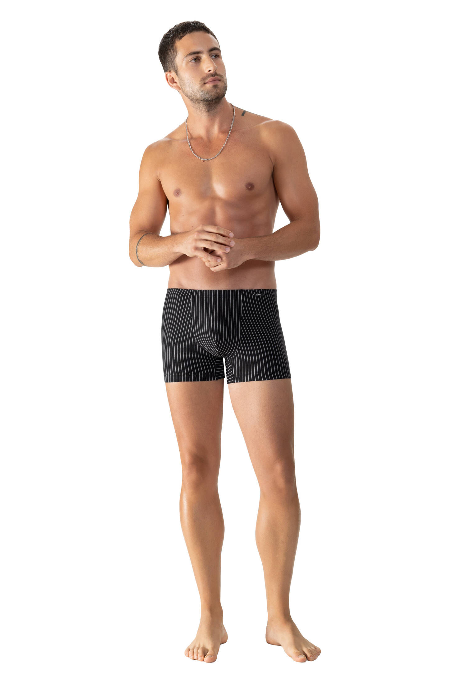 mey| Herren Shorty Serie BC Stripes