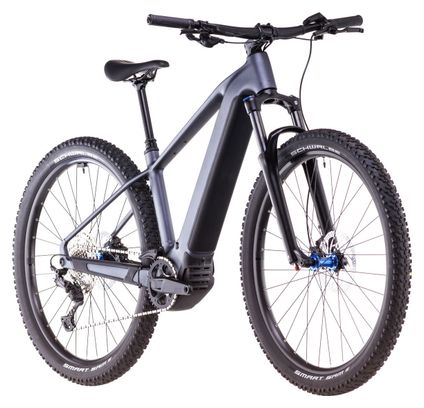 VTT Électrique Semi-Rigide Cube Reaction Hybrid Pro 800 Shimano Deore/Deore XT 12V 800 Wh 27.5'' Gris Metallic 2025