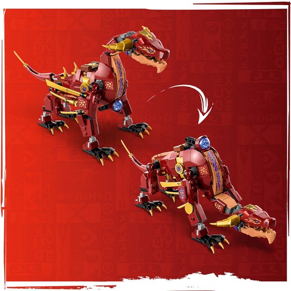 Le dragon de lave transformable de Heatwave LEGO NINJAGO 71793