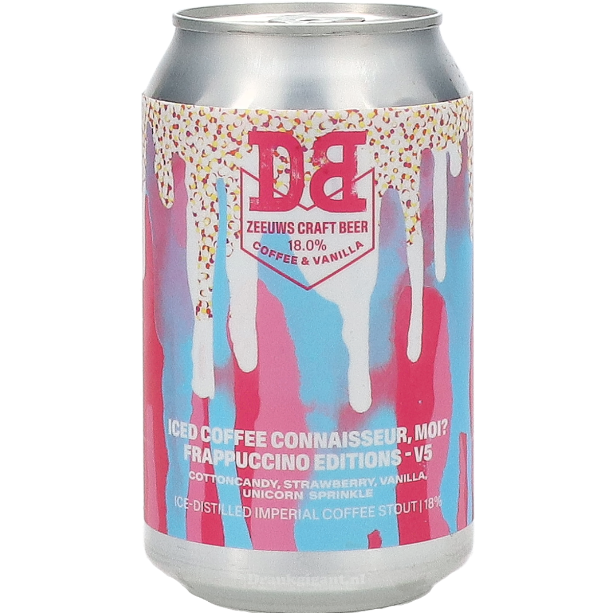 Dutch Bargain iced Coffee Connaisseur, Moi? Frappuccino V5 Stout 33 cl