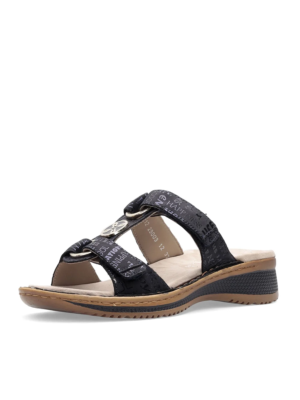 Pantolette Hawaii blau