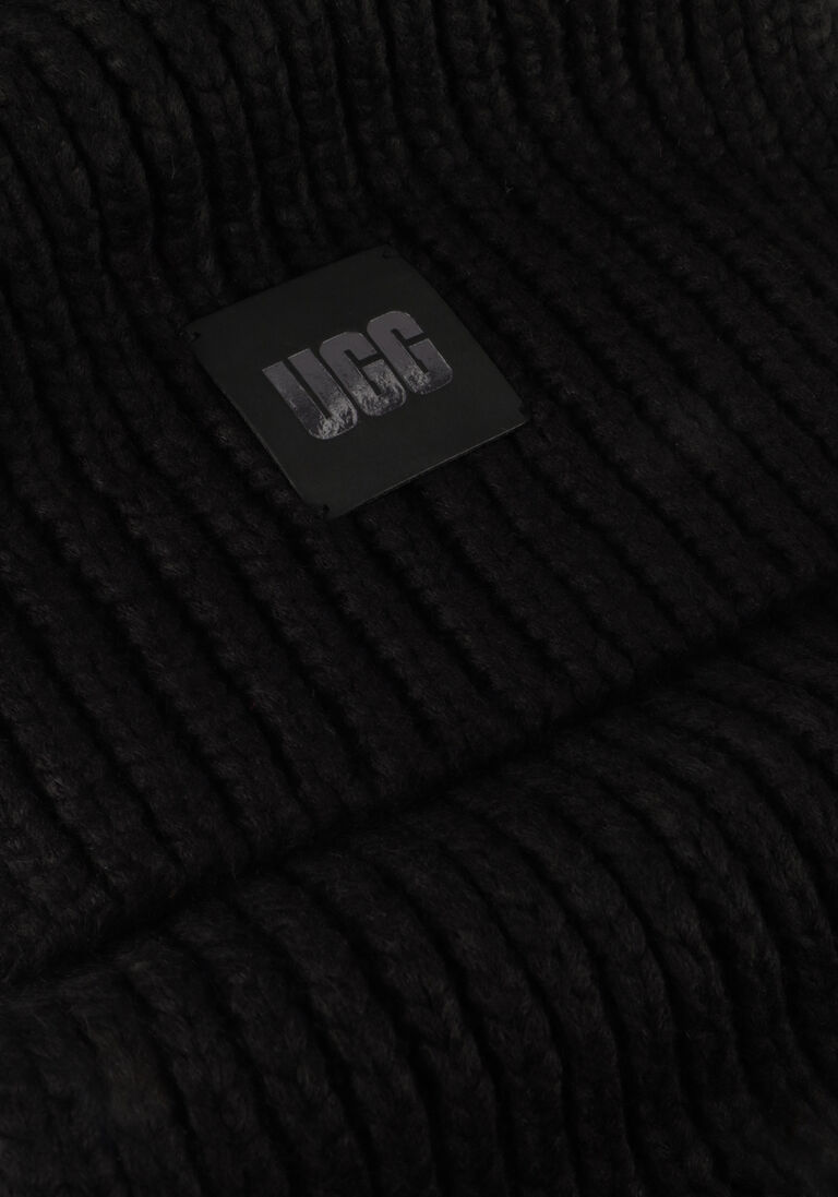 UGG zwarte ugg sjaal chunky rib knit scarf