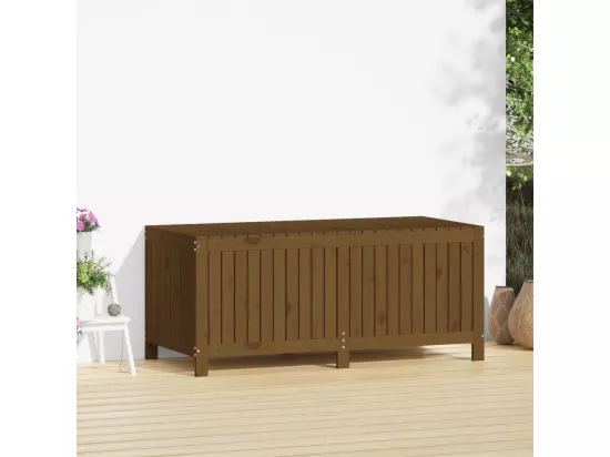 Boîte de rangement de jardin Marron miel 147x68x64 cm Bois pin