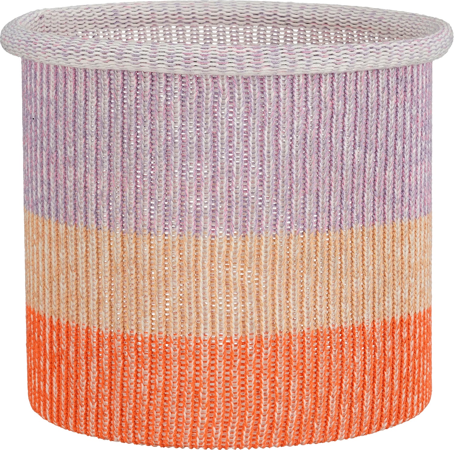 Mica Decorations opbergmand Danfield paars / oranje D 27 H 25 cm