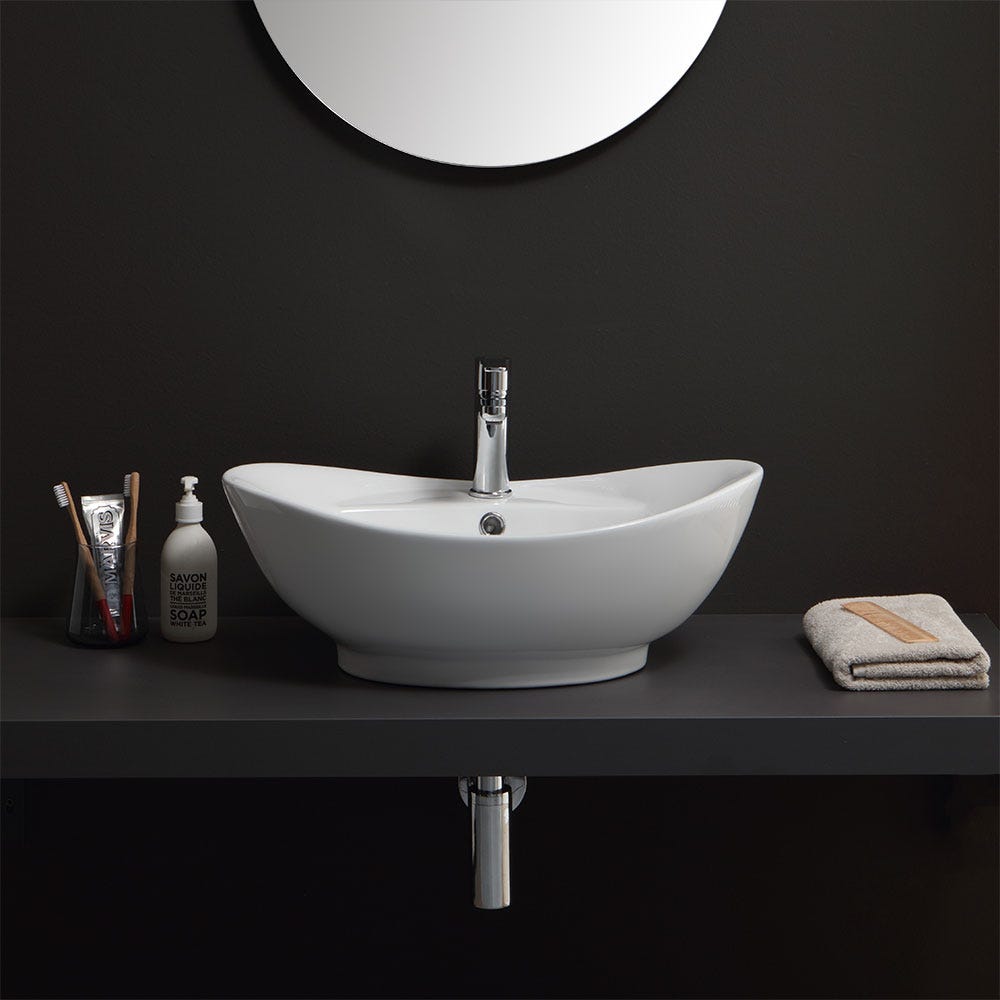Ovale wastafel