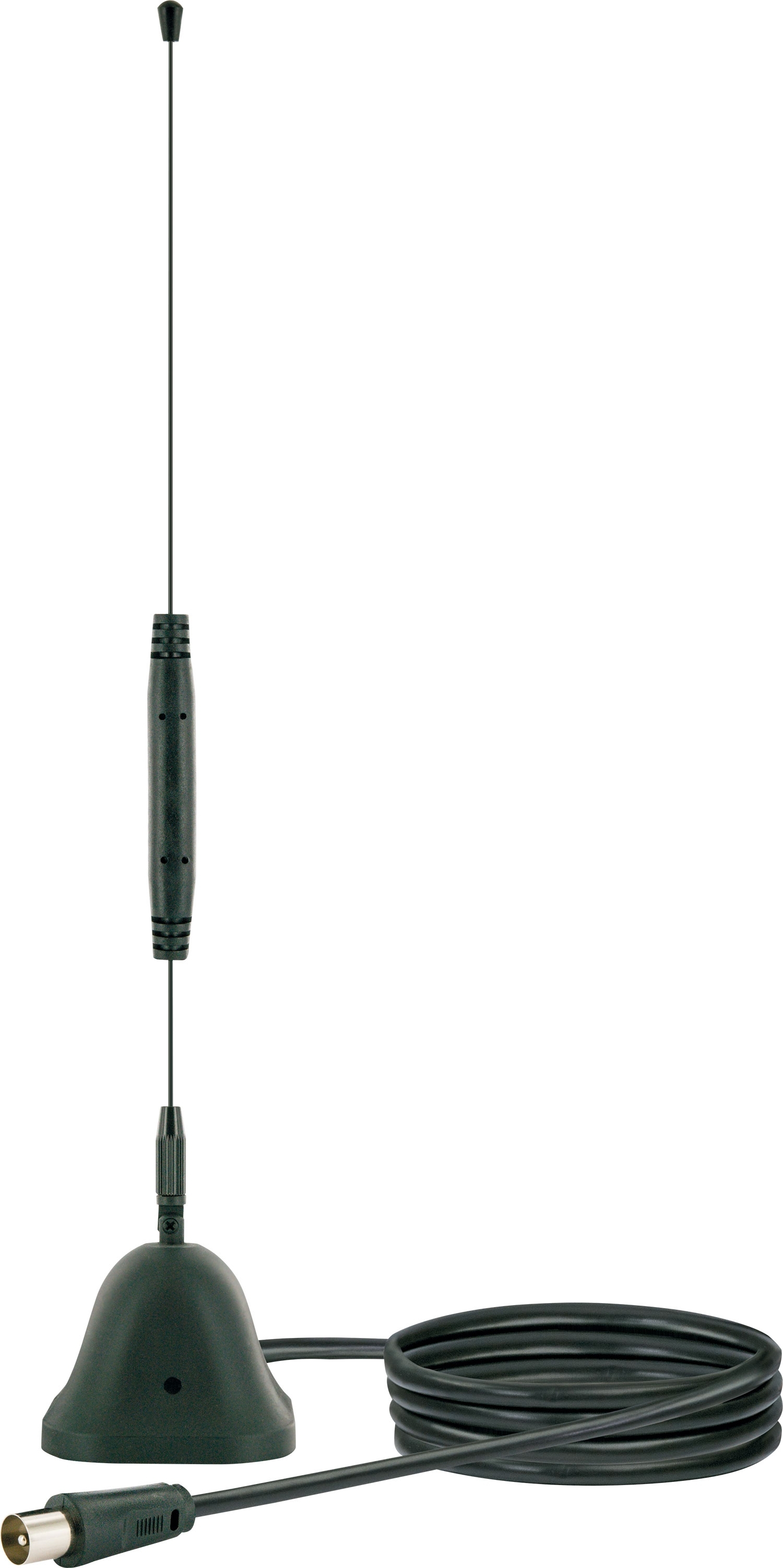 Schwaiger DVB-T2 Stabantenne mit Magnetfuß (aktiv)