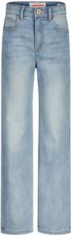 Vingino - Wide Leg Jeans - Bleached Denim - Voor Meisjes