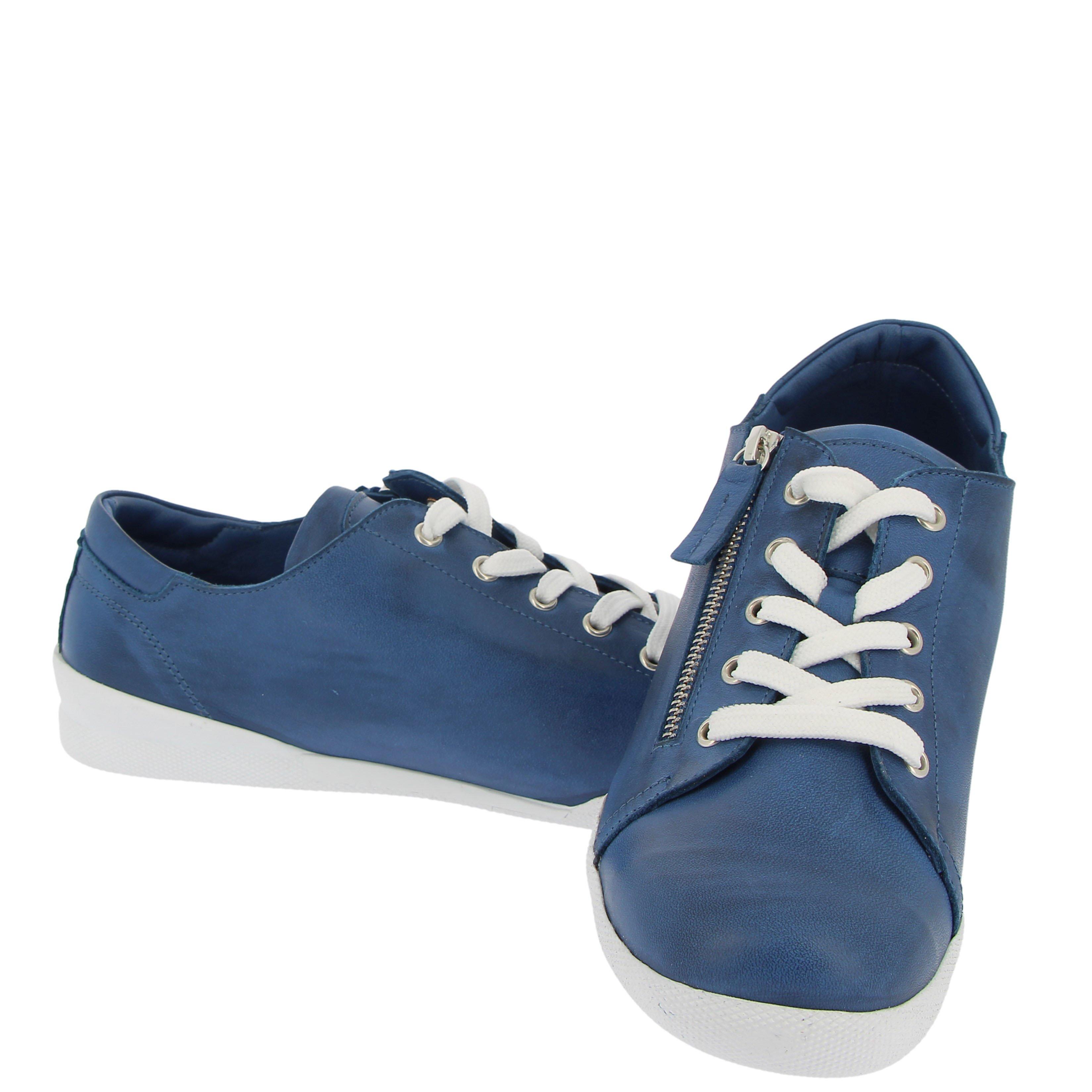Schnürschuhe mit dekorativem Reißverschluss