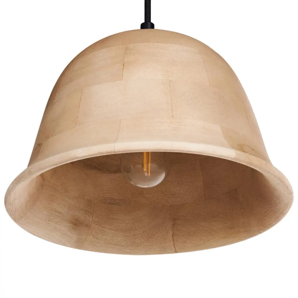 GOIKA - Hanglamp - Lichtbruin - Mangohout