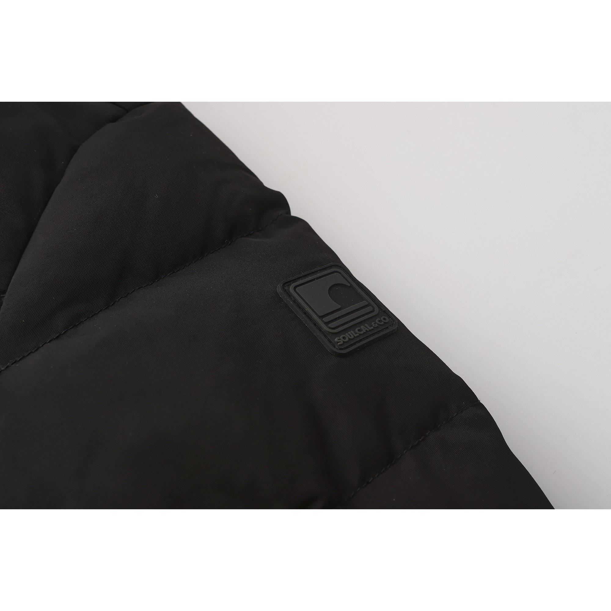 SoulCal Boys 2 Zip Bubble Jacket Junior