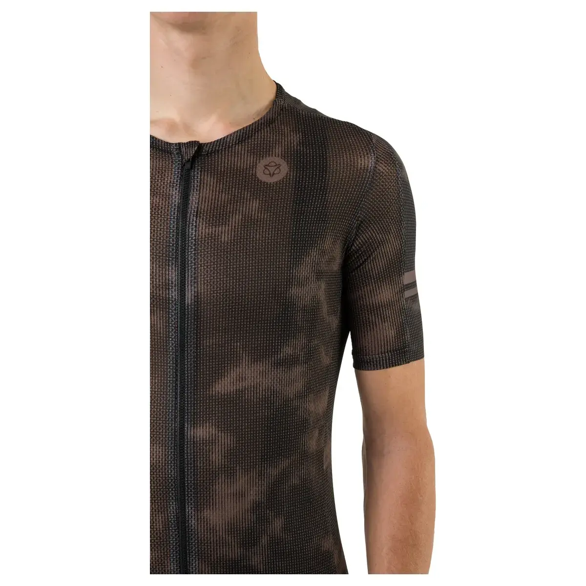 AGU High Summer II Fietsshirt Korte Mouwen Bruin Heren