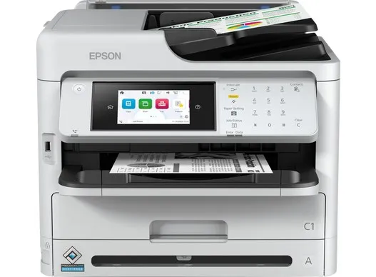 Epson WorkForce Pro WF-M5899DWF - Multifunktionsprinter - S/H - blækprinter - 216 x 297 mm (original) - A4/Legal (medie) - op til 25 spm (udskriver) - 330 ark - 33.6 Kbps - USB 2.0, Gigabit LAN, Wi-Fi(ac)