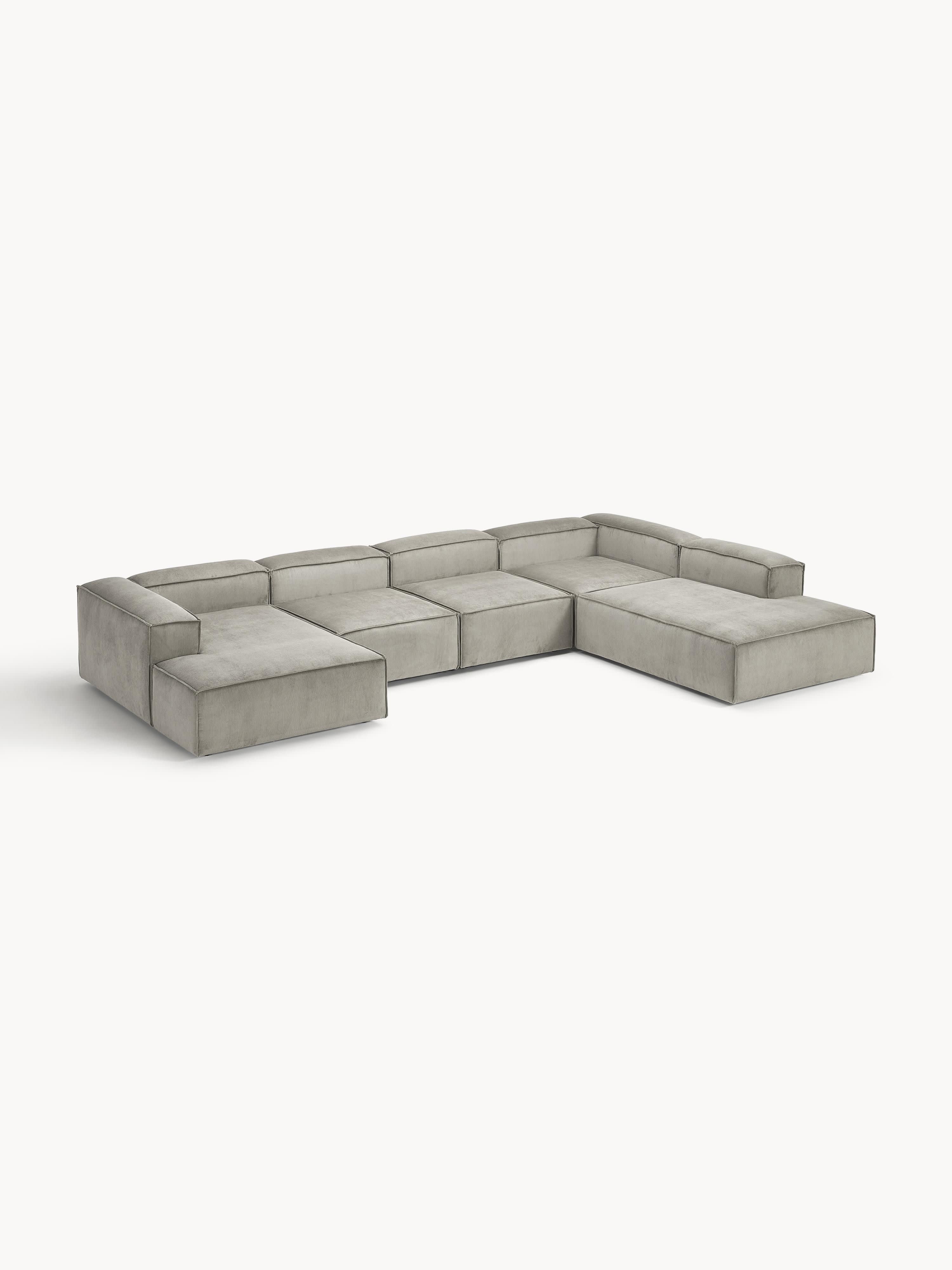 Modulaire U-bank Lennon van corduroy
