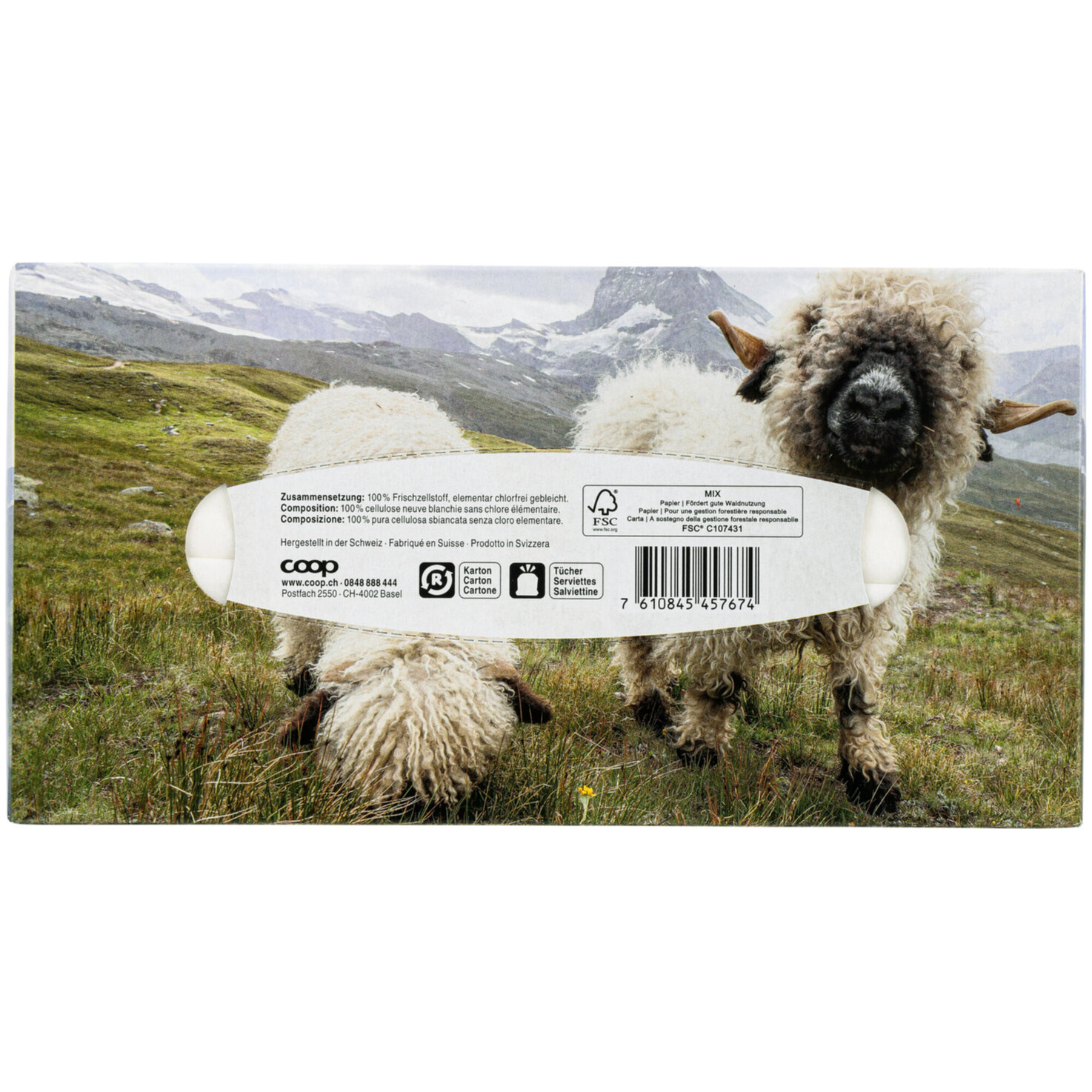 Kosmetiktücher Travel Farbe assortiert
