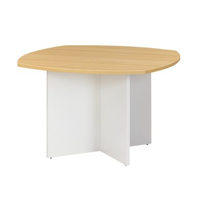 Table rectangulaire avec côtés arrondis SUNDAY - Chêne
